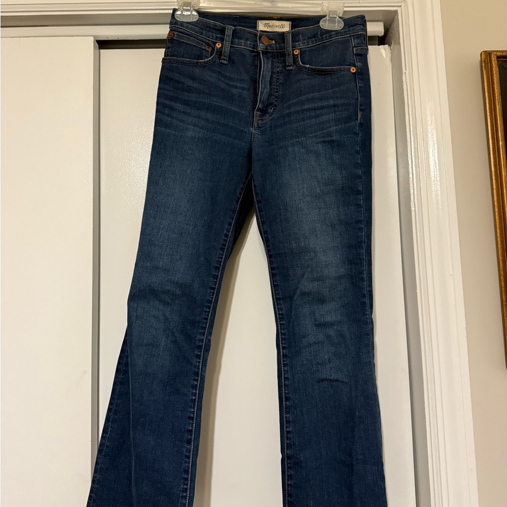 Madewell Dark Blue Boot Cut Jeans